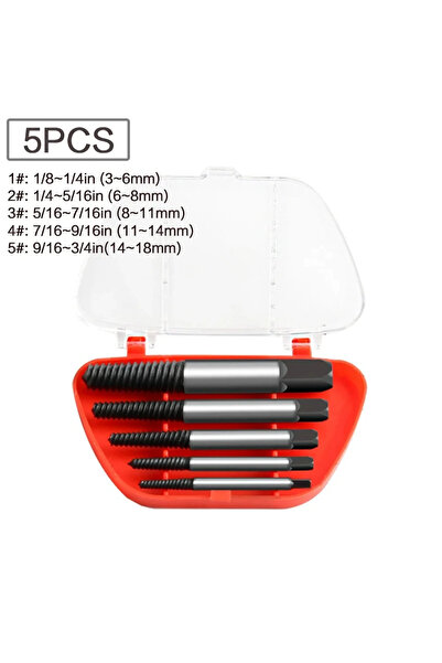 Choice1 5PCS 5PCS/6PCS Broken Damaged Screwdriver Extractor Drill Bit Set Car...