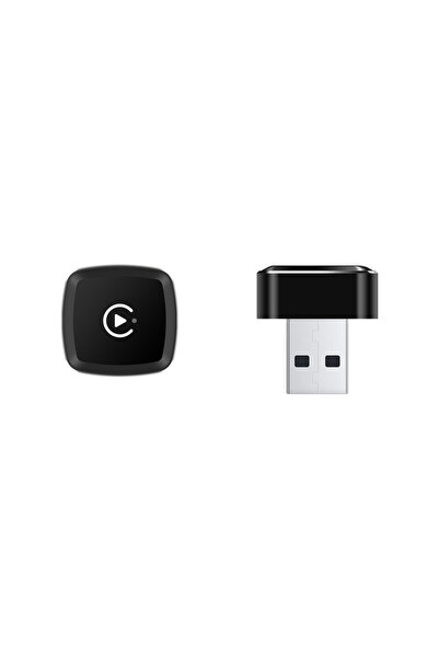 Choice1 محول USB أحادي 2026 فائق الصغر 2 في 1 لاسلكي CarPlay Android Auto لسل...