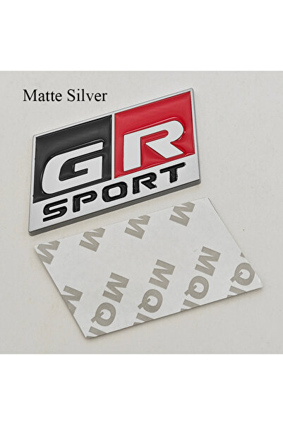 Choice GRS S Matte Silver 3D Metal Car Sticker GR SPORT Logo Fender Side Badg...