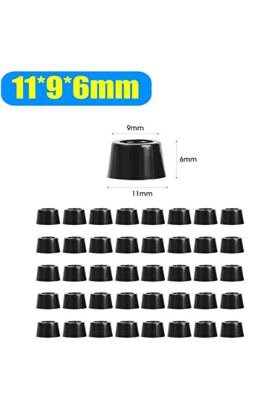 Choice ٨٠ قطعة - (١٠ عبوات) واقيات أرضية لأرجل الكراسي، مقاس ١١×٩×٦ سم، مانعة...