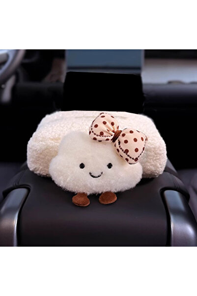 choice2 علبة مناديل ورقية للسيارة على شكل سحابة مقوسة، بتصميم كرتوني لطيف على...