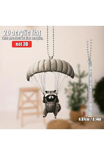 Choice 1pc 2D Plane Parachute Kangaroo Pendant Used for Car Hanging Decoratio...