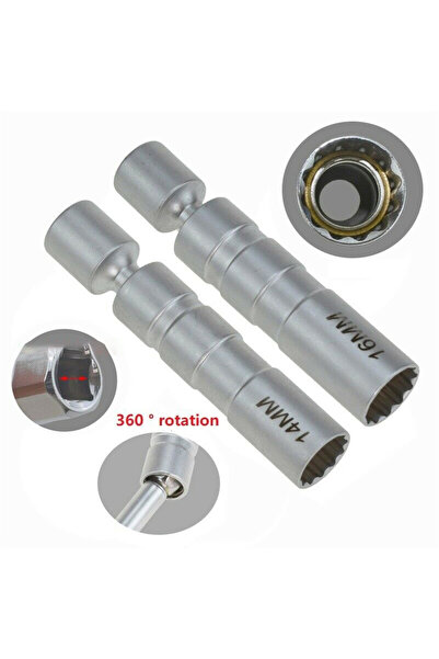 Choice 16mm Spark Socket Wrench Key Adapter Thin Wall 3/8" Drive For For For ...