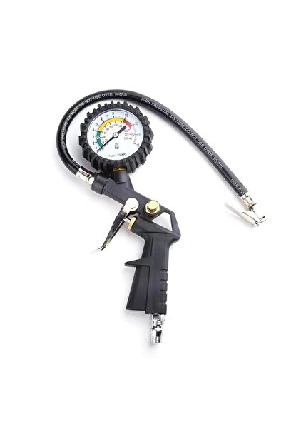 Choice جهاز قياس ضغط هواء إطارات السيارات السوداء، عالي الدقة، مقياس ضغط الإط...