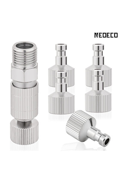 Choice NCT-QDC5J Airbrush Quick Disconnect Coupler Release Fitting Plug, 6pcs...