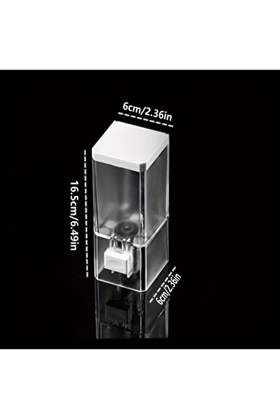 Choice موزع صابون يدوي شفاف B9724A بدون ثقب، يُعلق على الحائط، معجون مطهر لا ...