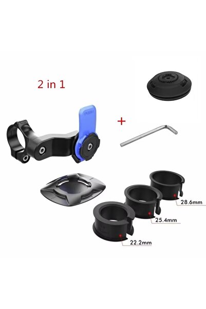 Choice حامل هاتف عالمي أزرق اللون مزود بماصة للصدمات للدراجات النارية والهوائ...