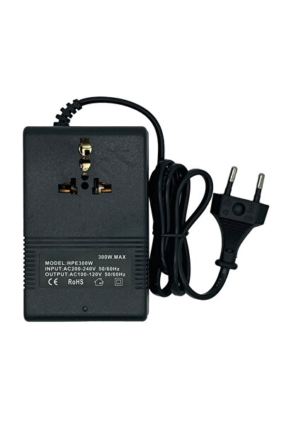 Choice 300WEU220Vto110V EU Plug Inverter 200W 300W Voltage Converter Transfor...