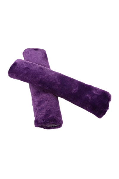 Choice4 غطاءان لحزام أمان السيارة باللون الأرجواني، وسادات كتف ناعمة لحزام أم...