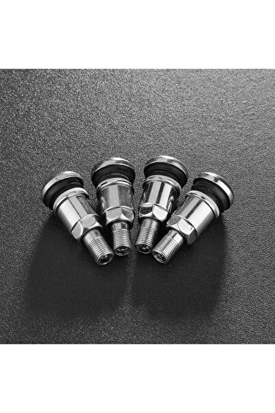 Choice 4 قطع - فضي، 4 قطع من سيقان معدنية متينة، صمامات معدنية عالية الجودة، ...