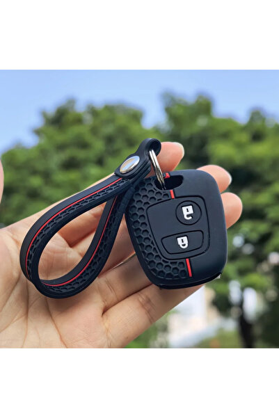 Choice1 غطاء مفتاح سيليكون مع سلسلة مفاتيح لحماية مفاتيح سيارات بيجو 206، 107...