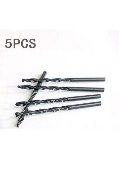Choice14 Round 3mm 5PCS 1-10MM Drill Bit Set High Speed Steel Twist Drill Set...