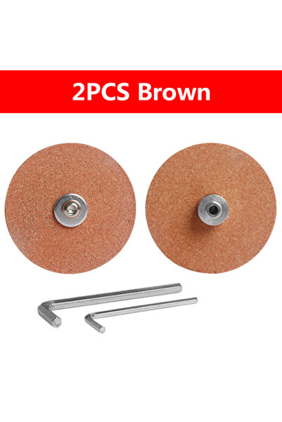 Choice 2PCS Brown 2PCS/Set Electric Grinder Accessories Rotary Tool Accessori...