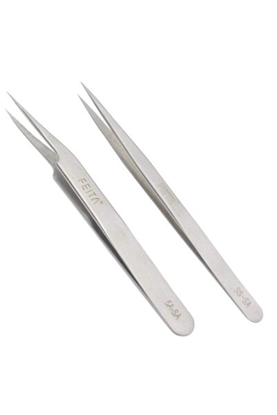 Choice SS-SA 5A-SA قطعتان من ملاقط فيتا الصناعية الدقيقة المضادة للكهرباء الس...