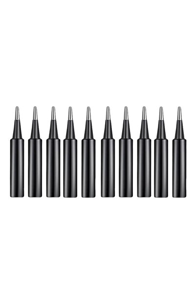 Choice B Black pointed soldering iron tip set, electronic repair welding tool...