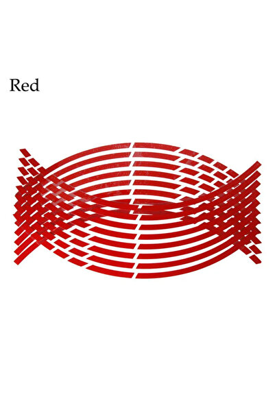 Choice7 Red 1 Set 8 Colors Car Styling Strips Reflective Motocross Bike Motor...