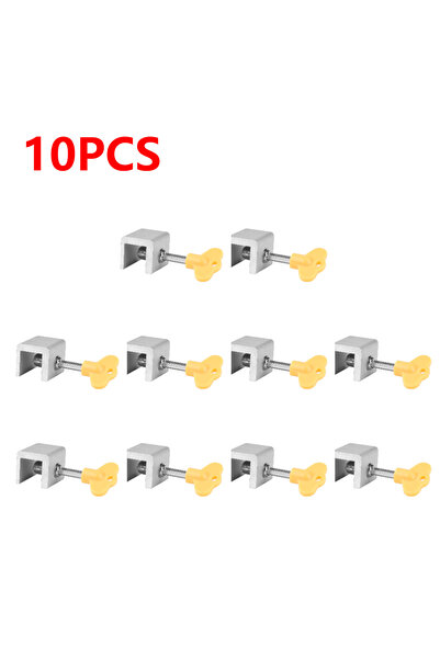 Choice3 مجموعة من 10 قطع من سبائك الألومنيوم، مانعة للسرقة، لنوافذ الأبواب ال...