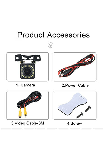 Choice 12 V camera 4.3 Inch Foldable Screen TFT LCD Vehicle Car Backup Monito...