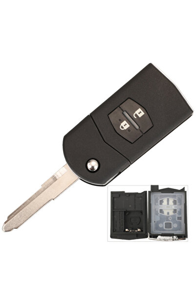 Choice 2BTN Big Holder jingyuqin 2/3Buttons Flip Remote Car Key Fob Shell Cas...