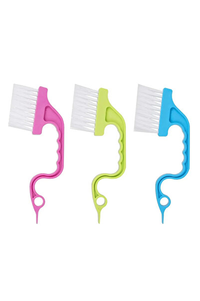 Choice فرشاة تنظيف فجوات النوافذ متعددة الأغراض 2 في 1 ومجرفة مسطحة، أداة تنظ...