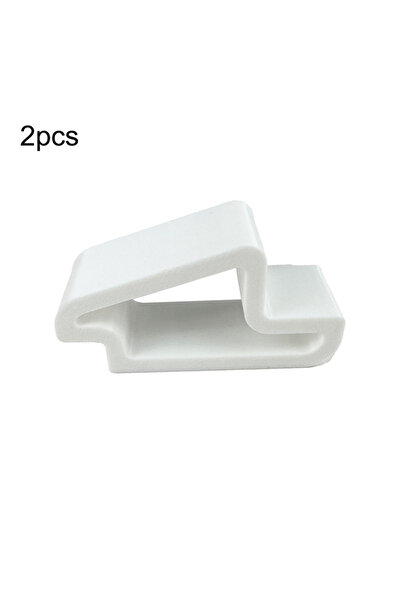 Choice قطعتان من سدادات النوافذ البيضاء - سدادة باب بلاستيكية متينة بلمسة نها...