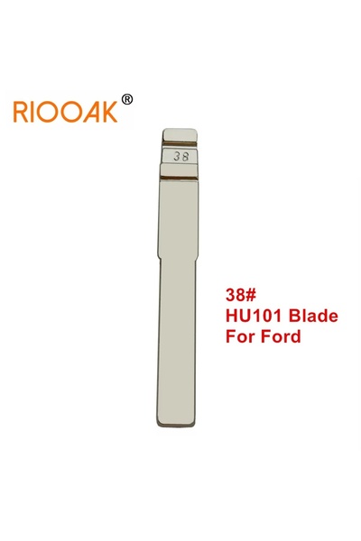 Choice 10 قطع 38 # HU101 شفرة مفتاح معدنية غير مقطوعة لفورد فوكس لـ KD Keydiy...