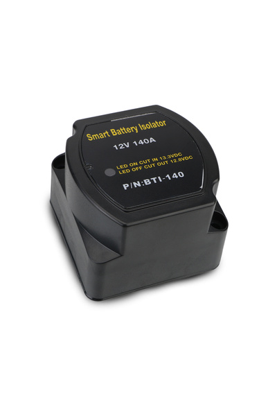 Choice مرحل شحن منفصل حساس للجهد 12 فولت 140 أمبير (VSR) أسود اللون، مناسب لس...