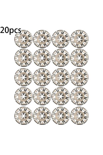 Choice 20 قطعة من مشبك تثبيت غسالة زنبركية معدنية عازلة للحرارة من أسفل صينية...