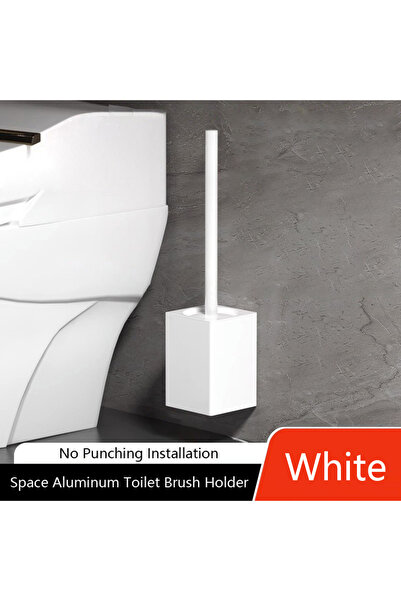 Choice حامل فرشاة المرحاض الأبيض للحمام، يُثبت على الحائط، أدوات تنظيف منزلية...