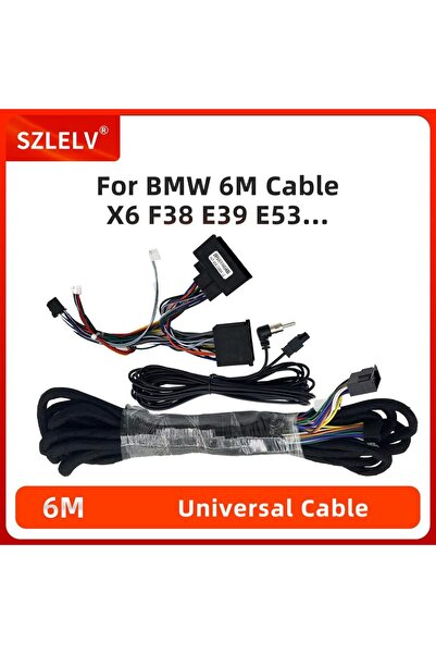 Choice كابل تمديد طاقة ستيريو 12 فولت بطول 6 أمتار لسيارات BMW الفئة الثالثة/...