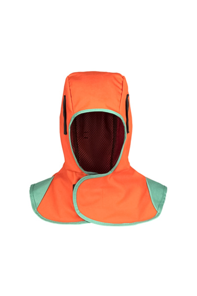 Choice3 غطاء رأس للحام برتقالي اللون، يوفر حماية كاملة، قابل للغسل، يسمح بمرو...