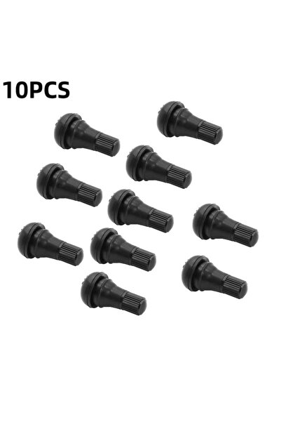 Choice 10 قطع من صمامات إطارات TR412 السوداء سهلة التركيب بدون أنابيب داخلية،...