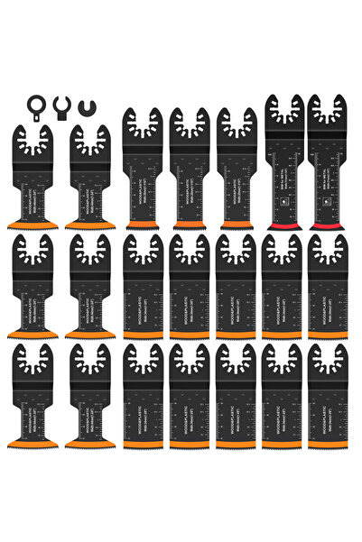 Choice 21Pcs 21Pcs Oscillating Saw Blades High Carbon Steel Bi-Metal Arc Edge...