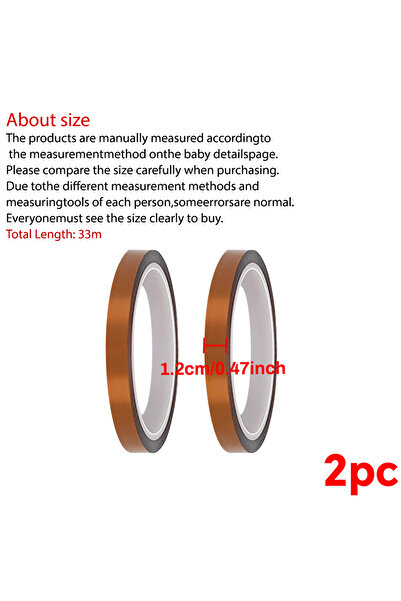 Choice1 شريط حراري للتسامي، 12 مم × 33 م × قطعتين، شريط مقاوم للحرارة، شريط ح...