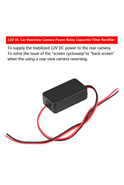 Choice كاميرا الرؤية الخلفية للسيارة بجهد 12 فولت تيار مستمر، مرحل طاقة، مكثف...