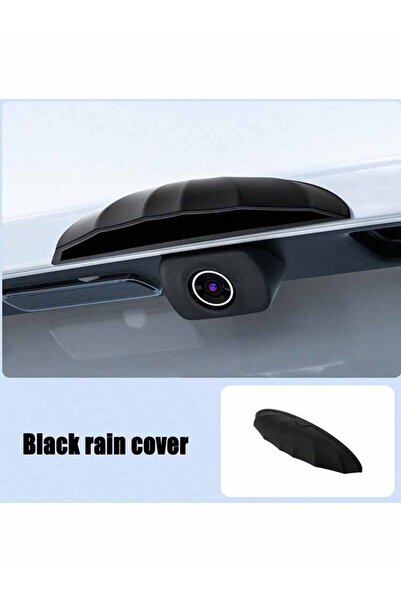 Choice black Car Rear Camera Rain Cover - Thickened & Widened Silicone, Non-D...