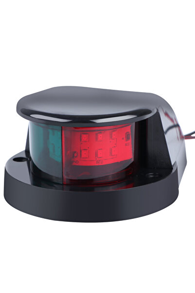 Choice ملحقات قوارب سوداء، مصباح ملاحة LED أمامي 12 فولت، مصباح إشارة إبحار أ...