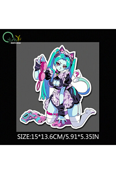 Choice ملصق سيارة عاكس ثنائي الأبعاد لشخصية هاتسون ميكو المستقبلية، مقاس 15×1...