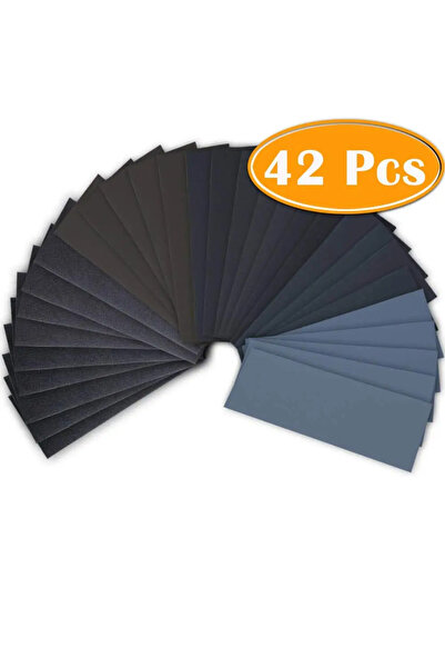 Choice 42PCS 42Pc Wet Dry Sandpaper 120 To 3000 Grit Assortment Abrasive Pape...