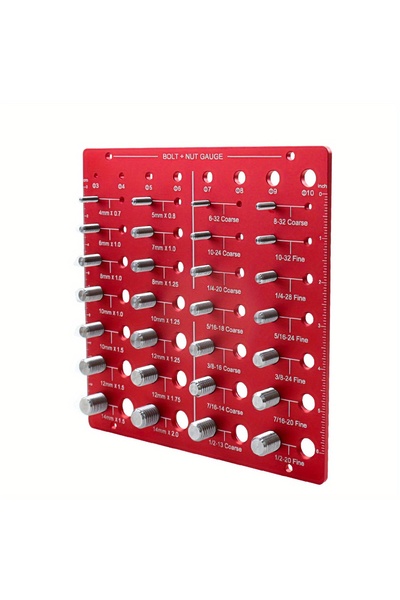 Choice مجموعة واحدة من أدوات فحص خيوط الصواميل والمسامير، ومقياس تحديد الخيوط...