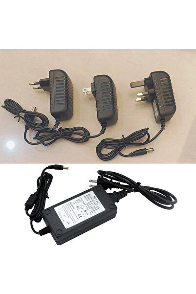 Choice4 قابس طاقة أوروبي 12 فولت 5 أمبير تيار مستمر، مزود طاقة 12 فولت 1 أمبي...