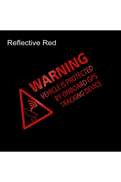 Choice قطعتان من ملصقات التحذير الحمراء العاكسة على متن السيارة، ملصقات فينيل...