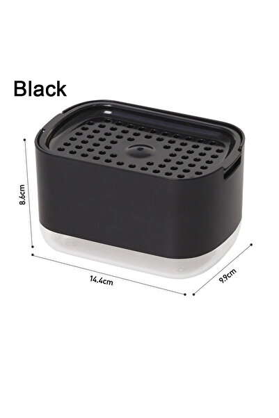 Choice موزع صابون أسود، علبة ضغط، موزع سائل تنظيف، وعاء، مطبخ، حمام، مزيل عرق...