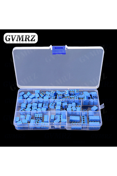 Choice 100PCS PCB Screw Terminal Block Connector KF301 Pitch 5.0MM 2P 3P 4P S...