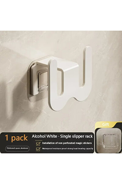 Choice رف تخزين أحذية بسيط غير مثقب أبيض اللون، قطعة واحدة، يُثبّت على باب ال...