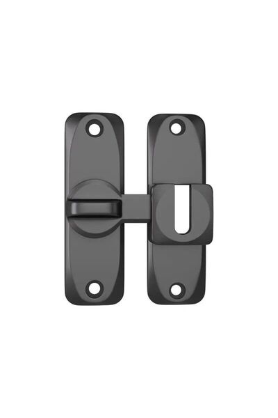 Choice1 قفل باب منزلق أسود قابل للطي بزاوية 90/180 درجة، من شركة Lk Home Secu...