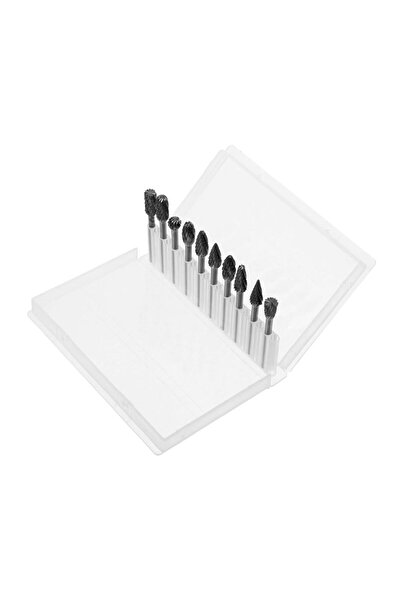 Choice مجموعة واحدة من 10 قطع من قواطع طحن كربيد التنجستن ذات ساق 3 مم، أدوات...