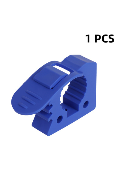 Choice حامل أمتعة أزرق اللون، قطعة واحدة، يُثبّت على السقف، مزود بقوس تثبيت س...