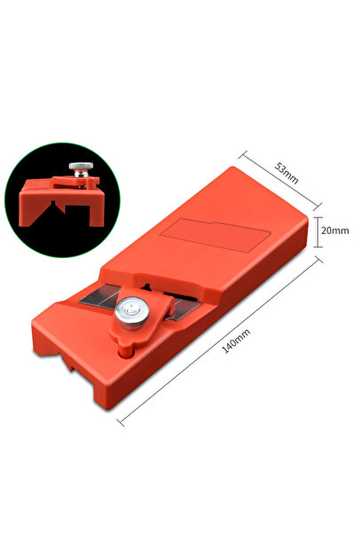 Choice1 dual-slotted ABS Plasterboard Chamfering Planer Wood Edges Trimming T...
