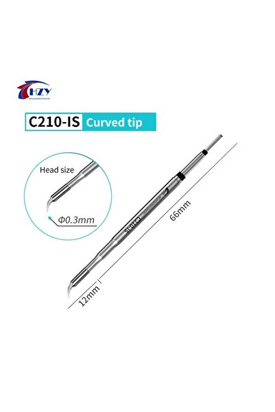 Choice رؤوس مكواة لحام C210-IS HZY C210-K/SK/I/IS، أدوات لحام، مقبض عالمي 210...